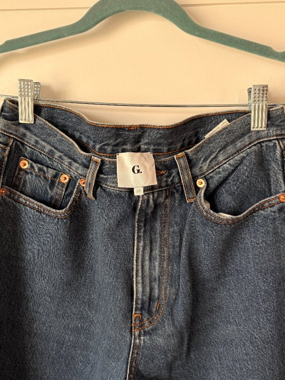 G Label Denim Wide Leg
